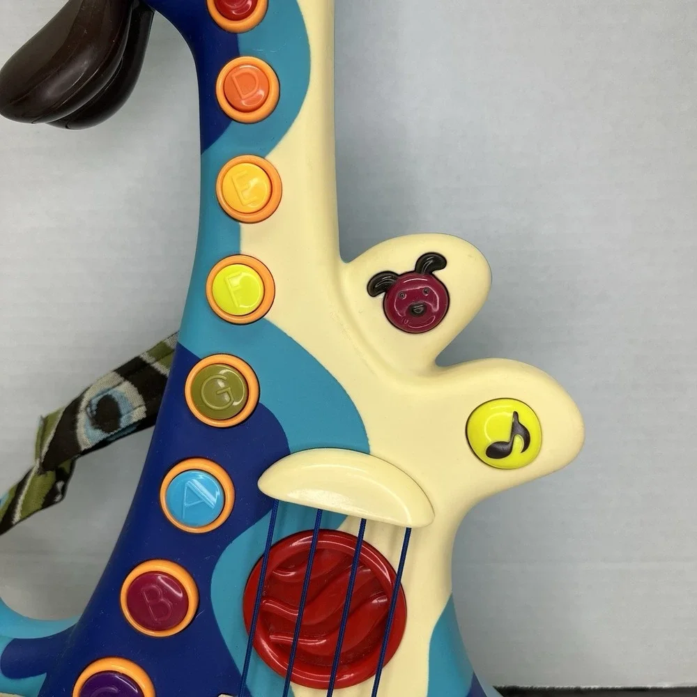 B Toys Electric Guitar Interactive Woofer Hound Dog Musical Instrument Music Toy